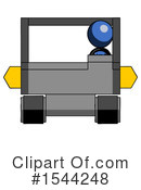 Blue Design Mascot Clipart #1544248 by Leo Blanchette
