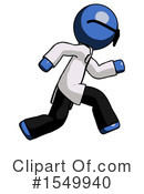Blue Design Mascot Clipart #1549940 by Leo Blanchette