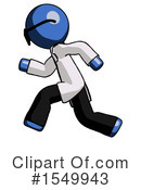 Blue Design Mascot Clipart #1549943 by Leo Blanchette