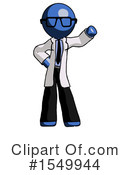 Blue Design Mascot Clipart #1549944 by Leo Blanchette