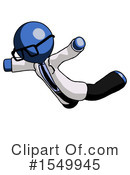 Blue Design Mascot Clipart #1549945 by Leo Blanchette