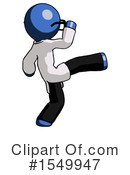 Blue Design Mascot Clipart #1549947 by Leo Blanchette