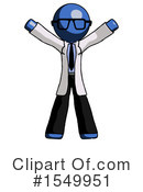 Blue Design Mascot Clipart #1549951 by Leo Blanchette