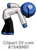 Blue Design Mascot Clipart #1549960 by Leo Blanchette
