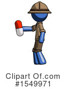 Blue Design Mascot Clipart #1549971 by Leo Blanchette