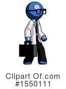 Blue Design Mascot Clipart #1550111 by Leo Blanchette