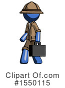 Blue Design Mascot Clipart #1550115 by Leo Blanchette