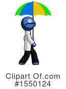 Blue Design Mascot Clipart #1550124 by Leo Blanchette