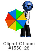Blue Design Mascot Clipart #1550128 by Leo Blanchette