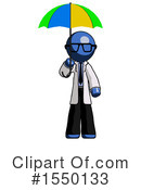 Blue Design Mascot Clipart #1550133 by Leo Blanchette