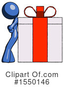 Blue Design Mascot Clipart #1550146 by Leo Blanchette