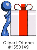 Blue Design Mascot Clipart #1550149 by Leo Blanchette