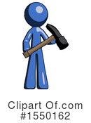 Blue Design Mascot Clipart #1550162 by Leo Blanchette