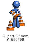 Blue Design Mascot Clipart #1550196 by Leo Blanchette