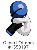Blue Design Mascot Clipart #1550197 by Leo Blanchette