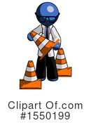 Blue Design Mascot Clipart #1550199 by Leo Blanchette