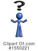 Blue Design Mascot Clipart #1550221 by Leo Blanchette
