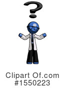 Blue Design Mascot Clipart #1550223 by Leo Blanchette