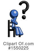Blue Design Mascot Clipart #1550225 by Leo Blanchette