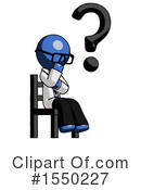 Blue Design Mascot Clipart #1550227 by Leo Blanchette