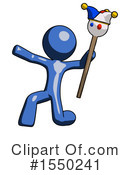 Blue Design Mascot Clipart #1550241 by Leo Blanchette