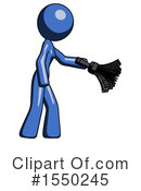 Blue Design Mascot Clipart #1550245 by Leo Blanchette