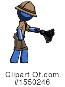 Blue Design Mascot Clipart #1550246 by Leo Blanchette