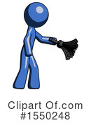 Blue Design Mascot Clipart #1550248 by Leo Blanchette