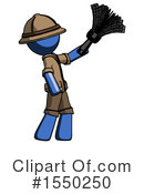 Blue Design Mascot Clipart #1550250 by Leo Blanchette