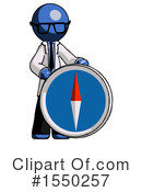 Blue Design Mascot Clipart #1550257 by Leo Blanchette
