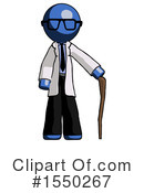 Blue Design Mascot Clipart #1550267 by Leo Blanchette