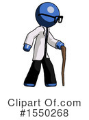Blue Design Mascot Clipart #1550268 by Leo Blanchette