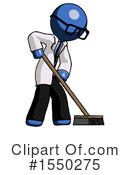Blue Design Mascot Clipart #1550275 by Leo Blanchette