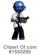 Blue Design Mascot Clipart #1550290 by Leo Blanchette