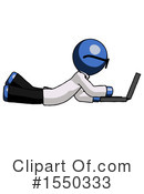 Blue Design Mascot Clipart #1550333 by Leo Blanchette