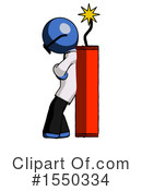 Blue Design Mascot Clipart #1550334 by Leo Blanchette
