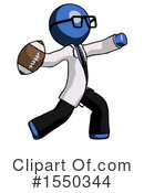 Blue Design Mascot Clipart #1550344 by Leo Blanchette