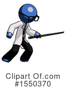 Blue Design Mascot Clipart #1550370 by Leo Blanchette