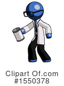 Blue Design Mascot Clipart #1550378 by Leo Blanchette