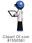 Blue Design Mascot Clipart #1550381 by Leo Blanchette