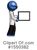 Blue Design Mascot Clipart #1550382 by Leo Blanchette