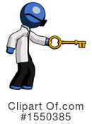 Blue Design Mascot Clipart #1550385 by Leo Blanchette