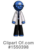 Blue Design Mascot Clipart #1550398 by Leo Blanchette