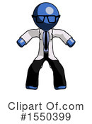 Blue Design Mascot Clipart #1550399 by Leo Blanchette