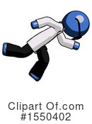 Blue Design Mascot Clipart #1550402 by Leo Blanchette