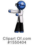 Blue Design Mascot Clipart #1550404 by Leo Blanchette