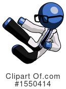 Blue Design Mascot Clipart #1550414 by Leo Blanchette