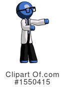 Blue Design Mascot Clipart #1550415 by Leo Blanchette