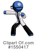 Blue Design Mascot Clipart #1550417 by Leo Blanchette