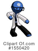 Blue Design Mascot Clipart #1550420 by Leo Blanchette